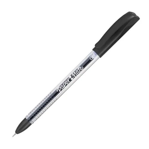 Boligrafo de Gel, Punta Fina - Negro Tapa Paper Mate