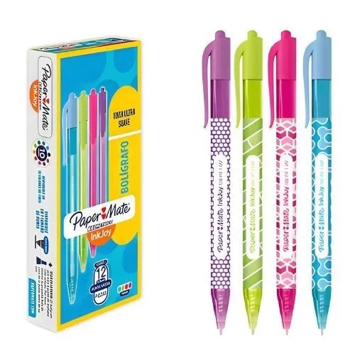 Bolígrafo Kilométrico Retráctil Rt 100 Sanford - Surtido 1.0 mm x12