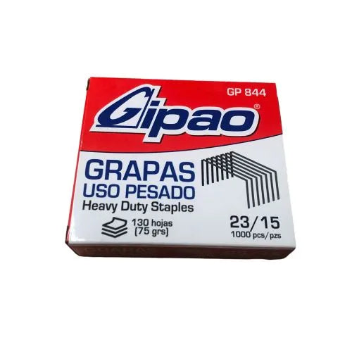 Grapas industriales marca Gipao - 23/15