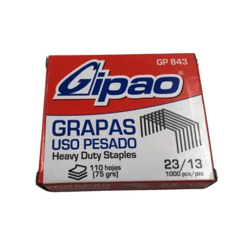Grapas industriales marca Gipao - 23/13