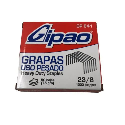 Grapas industriales marca Gipao - 23/8