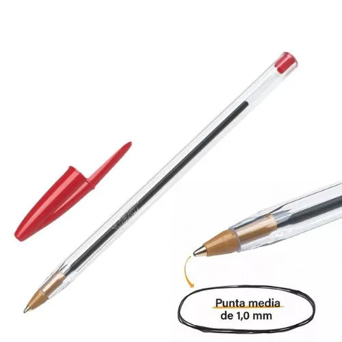 Lapicero Bic Cristal Rojo