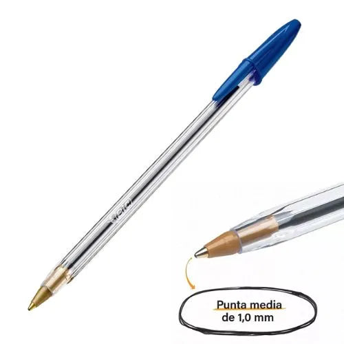 Lapicero Bic Cristal Azul