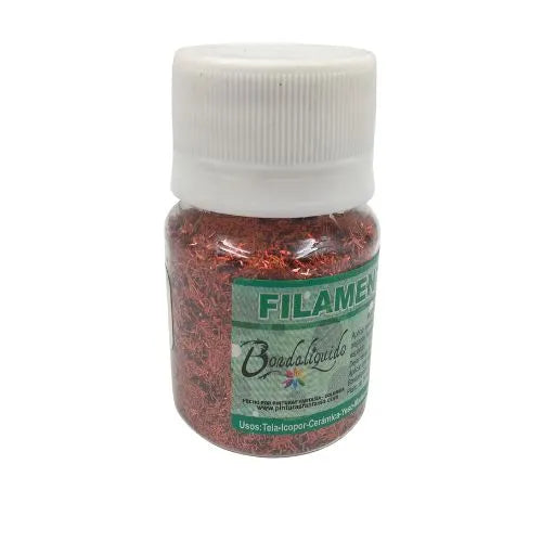 Lluvia lazer, Escarcha en filamentos - Cobre holo
