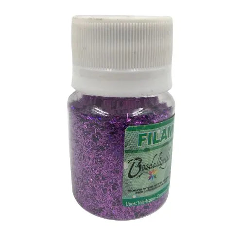 Lluvia lazer, Escarcha en filamentos - Violeta holo