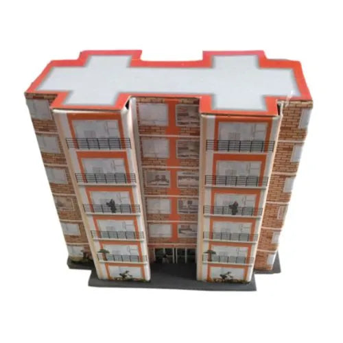 materiales para maqueta exteriores (Edificios, Casas y Más) - Edificio 2 Torres