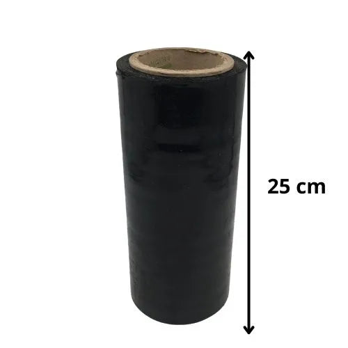 Papel chicle o strech 25 cm x 250 m Negro