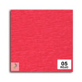 Papel crepe, papel pinocho, papel corrugado o papel crespón - Rojo