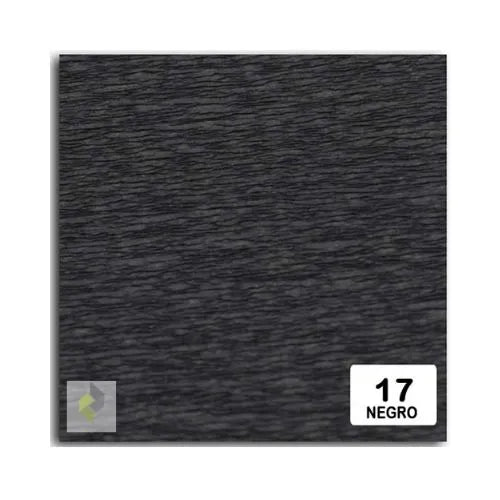 Papel crepe, papel pinocho, papel corrugado o papel crespón - Negro