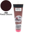 Pasta Acrílica Roseta en tubo Plano Pardo oscuro 100cc