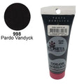 Pasta Acrílica Roseta en tubo Plano Pardo vandyck 45cc