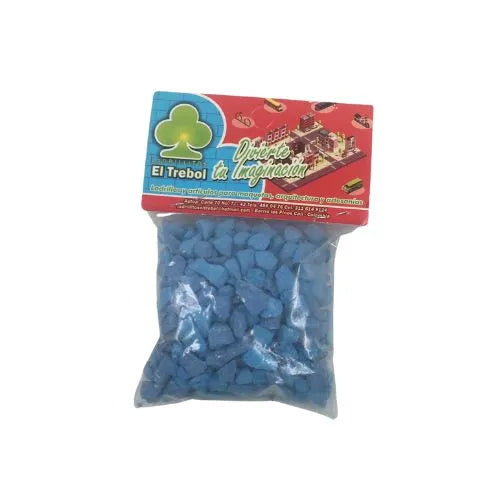 Piedras decorativas para maquetas y manualidades - Grande Azul