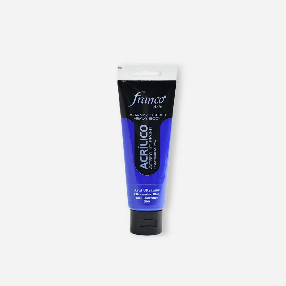 Pintura Acrílica Franco Arte x 100 ml Azul Ultramar 300