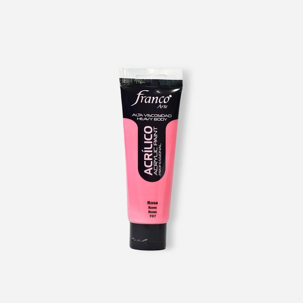 Pintura Acrílica Franco Arte x 100 ml Rosa 707