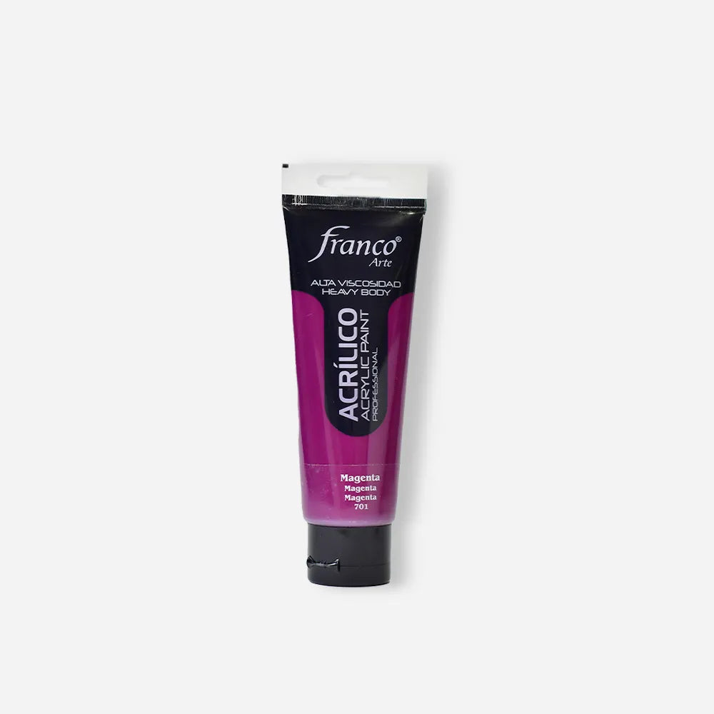 Pintura Acrílica Franco Arte x 100 ml Magenta 701