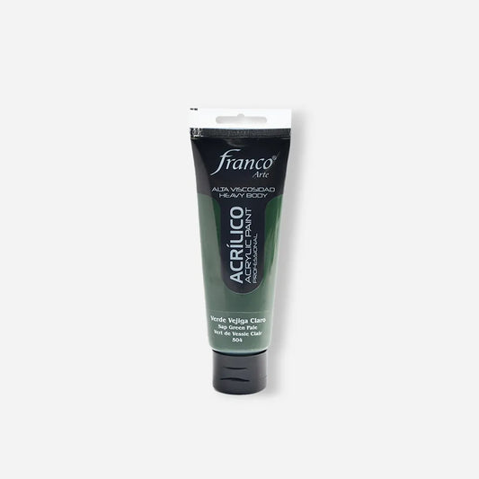 Pintura Acrílica Franco Arte x 100 ml Verde Vejiga Claro 504