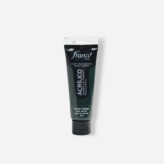 Pintura Acrílica Franco Arte x 100 ml Verde Vejiga 502