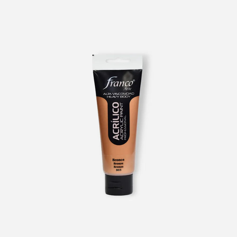 Pintura Acrílica Franco Arte x 100 ml Bronce 803