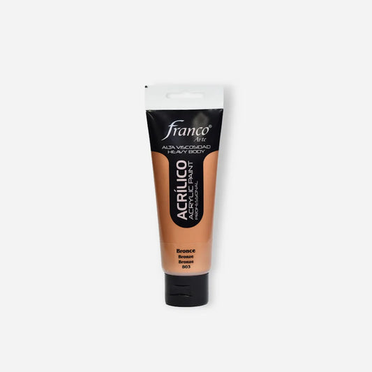 Pintura Acrílica Franco Arte x 100 ml Bronce 803