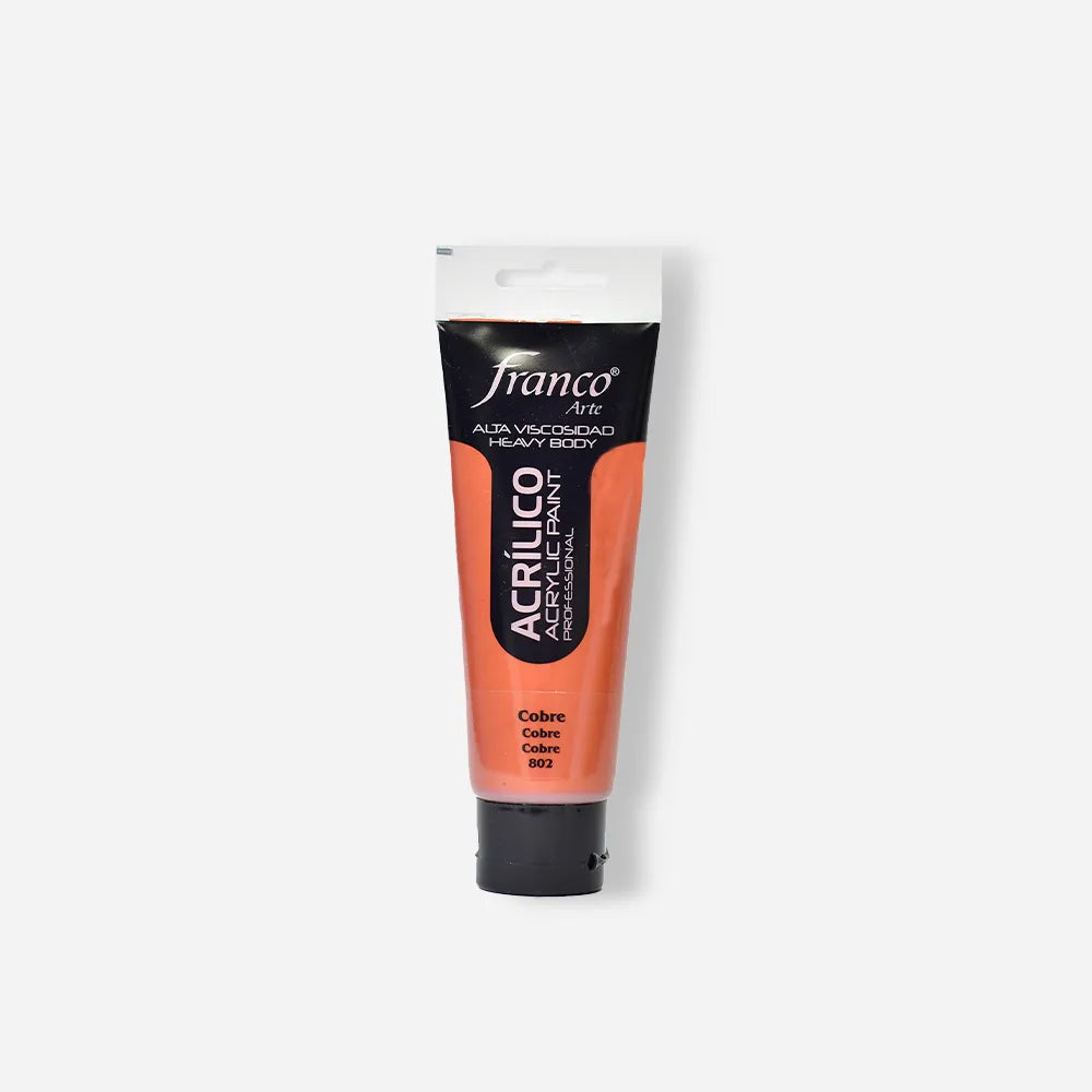 Pintura Acrílica Franco Arte x 100 ml Cobre 802