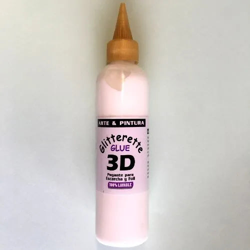 Pegamento para tela, para aplicar escarcha o foil - Glitterette Glue 3D Grande