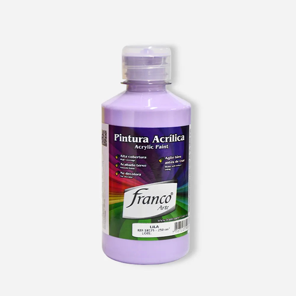 Pintura Acrílica Franco Arte al Frio X 250 ml - Lila