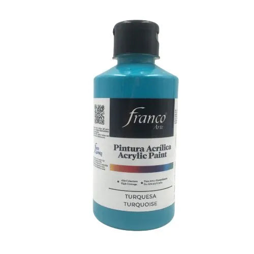 Pintura Acrílica Franco Arte al Frio X 250 ml - Turquesa
