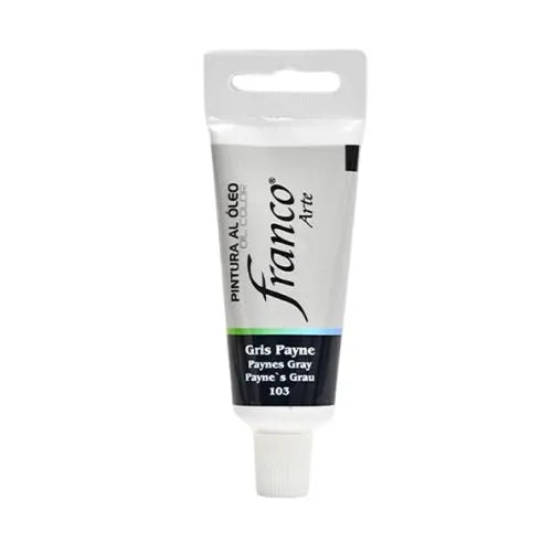 Pintura Oleo Franco Arte tamaño 37 cc Gris Payne 103