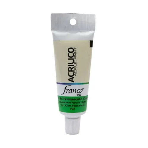 Pintura Oleo Franco Arte tamaño 37 cc Verde Permanente Claro 505