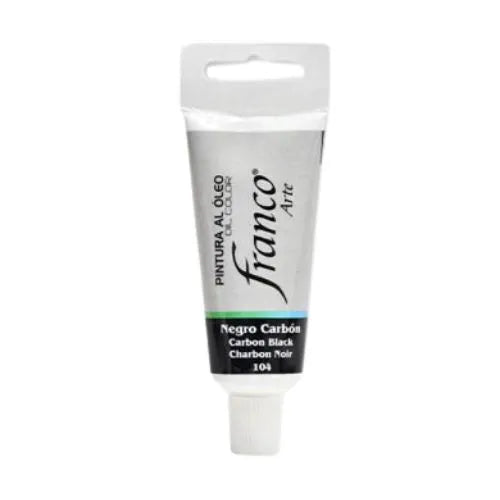 Pintura Oleo Franco Arte tamaño 37 cc Negro Carbón 104