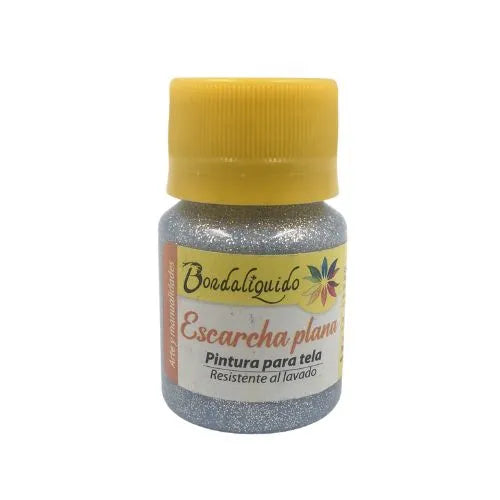 pintura con escarcha, marca Bordaliquido - Plata