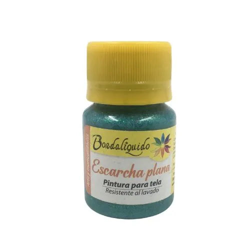pintura con escarcha, marca Bordaliquido - Verde