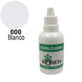 pintura para cuero acrilcuero de roseta - Blanco