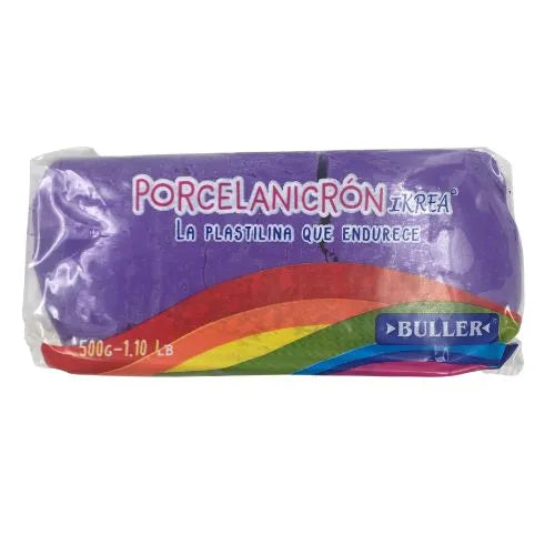 Porcelanicron O Masa Blanca - De 500 Grs - Morado