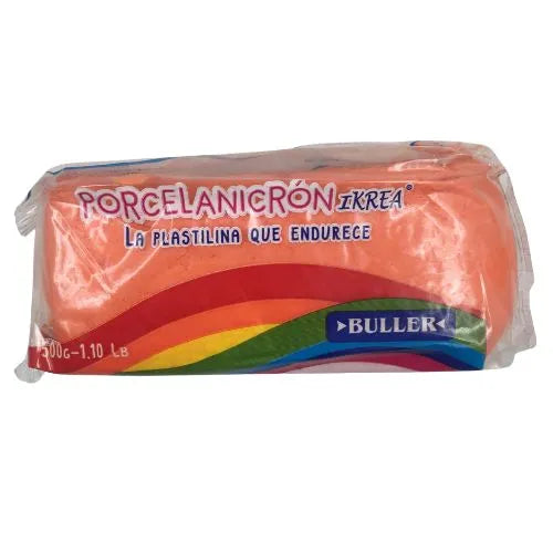 Porcelanicron O Masa Blanca - De 500 Grs - Naranja