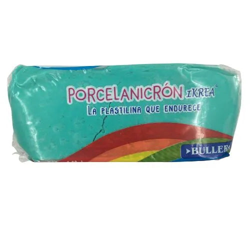 Porcelanicron O Masa Blanca - De 500 Grs - verde esmeralda