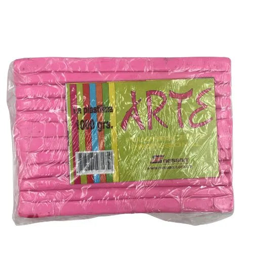 Plastilina Profesional Nessan - Fucsia Fluorescente