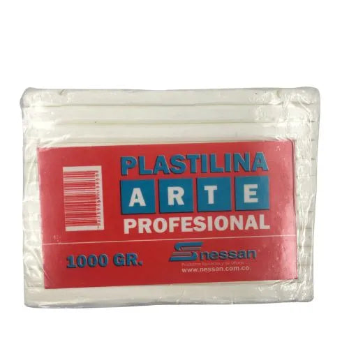 Plastilina Profesional Nessan - Blanco