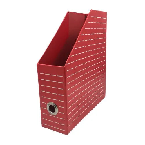 Revistero - De Cartón Forrado Industrial - Rojo