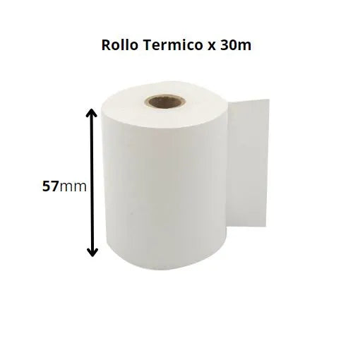Rollo Para Caja Registradora o Calculadora - 57X30T