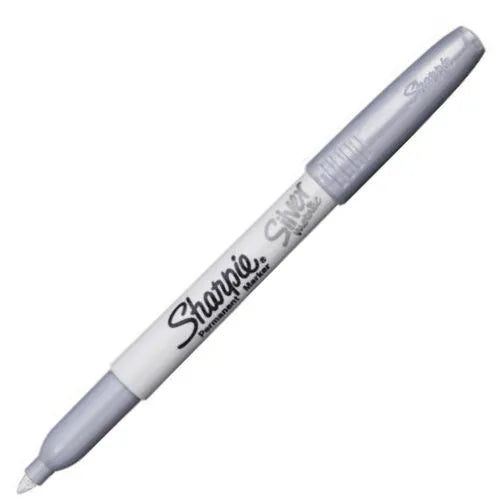 Sharpie Metálico Marcador Punta Delgada - Plateado