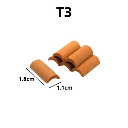Tejas para maquetas T3