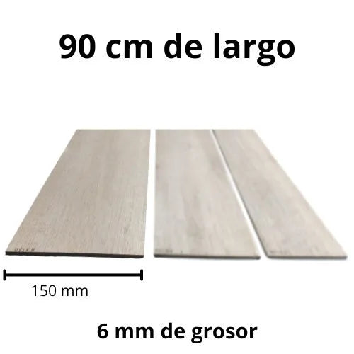 Tablas De Madera Balso - 6 X 150