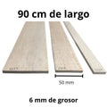 Tablas De Madera Balso - 6 X 50