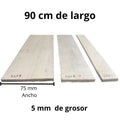 Tablas De Madera Balso - 5 X 75