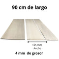 Tablas De Madera Balso - 4 X 125