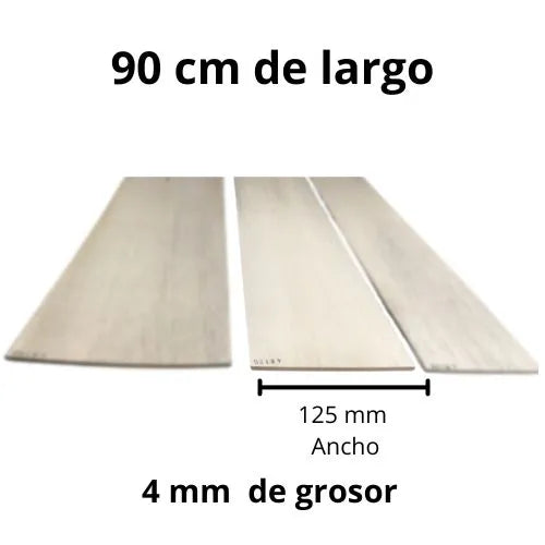 Tablas De Madera Balso - 4 X 125