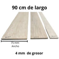Tablas De Madera Balso - 4 X 75