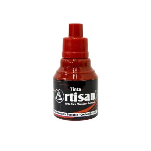 Tinta para marcador borrable recargable x 39 ml Rojo