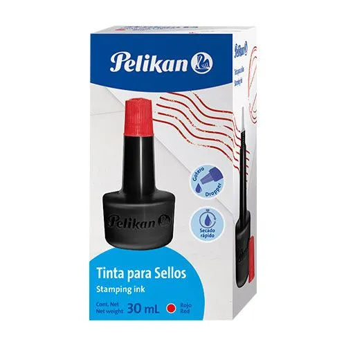 Tinta Sellos Pelikan - Rojo 30 ml